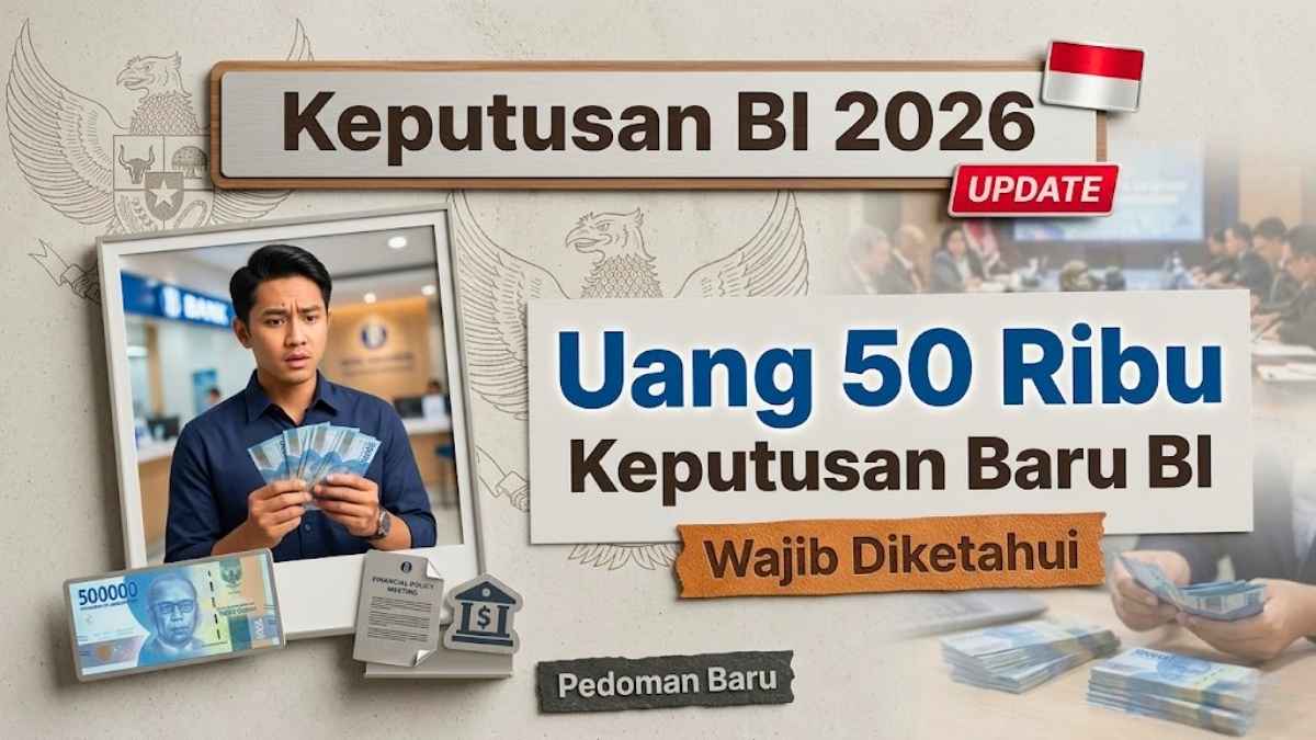 Pedoman Baru BI 2026 keputusan resmi mengenai uang Rp50.000 dan aturan penggunaannya