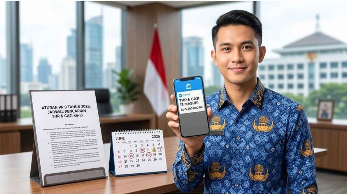PP Nomor 9 Tahun 2026 Jadwal Pencairan Gaji Ke 13 ASN Terbaru