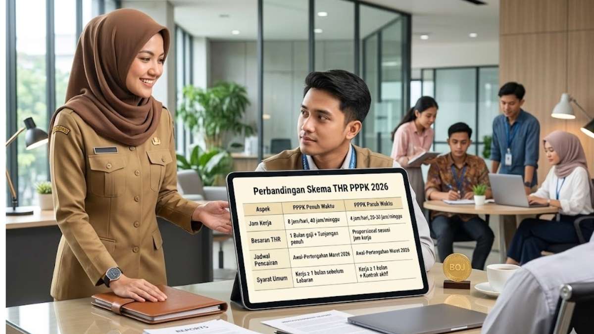 THR PPPK 2026 Informasi Cair Lebih Cepat untuk Penuh Waktu vs Paruh Waktu