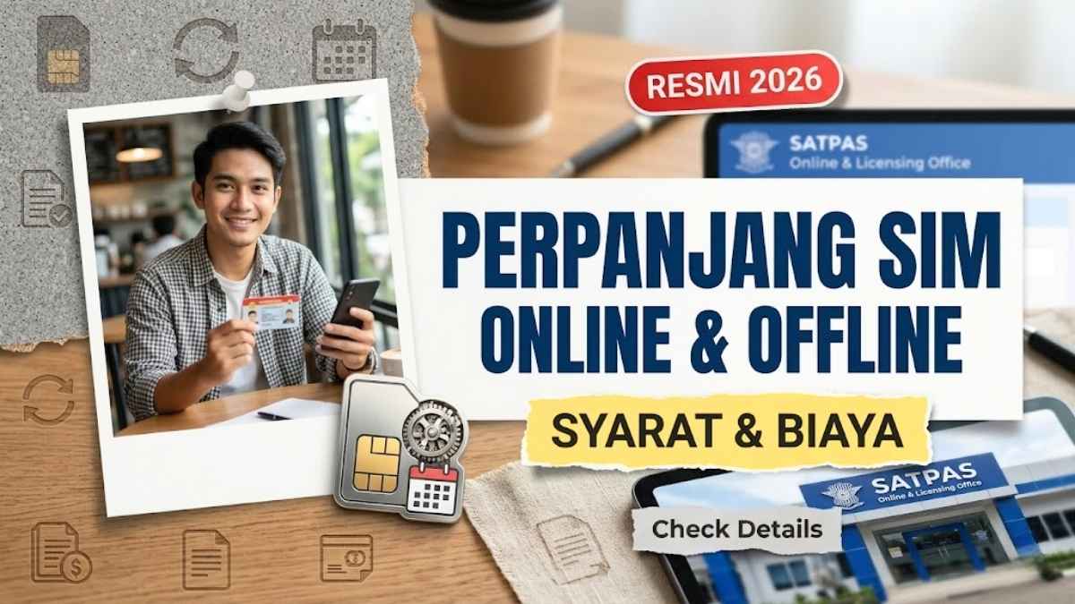 Panduan Perpanjangan SIM 2026 Syarat Dokumen Biaya dan Proses Online