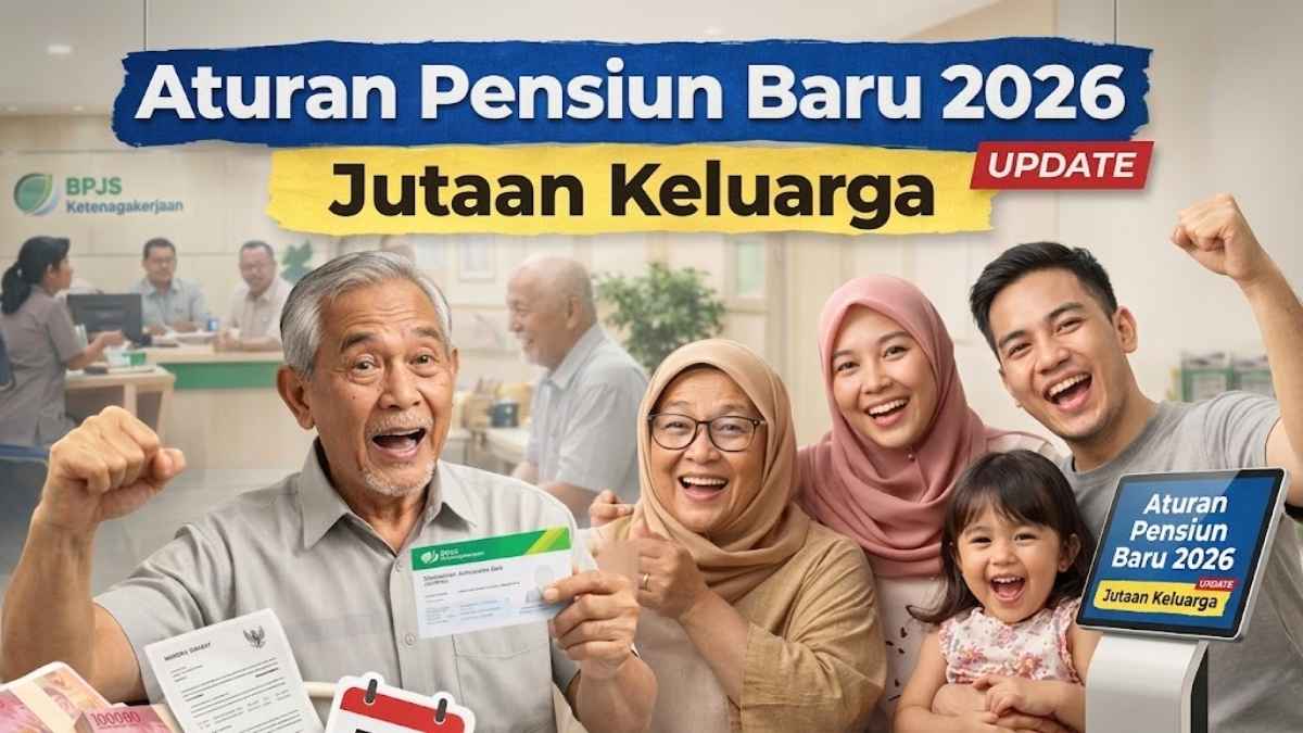 Aturan Pensiun Baru 2026 Jaminan Bulanan untuk Jutaan Keluarga Indonesia