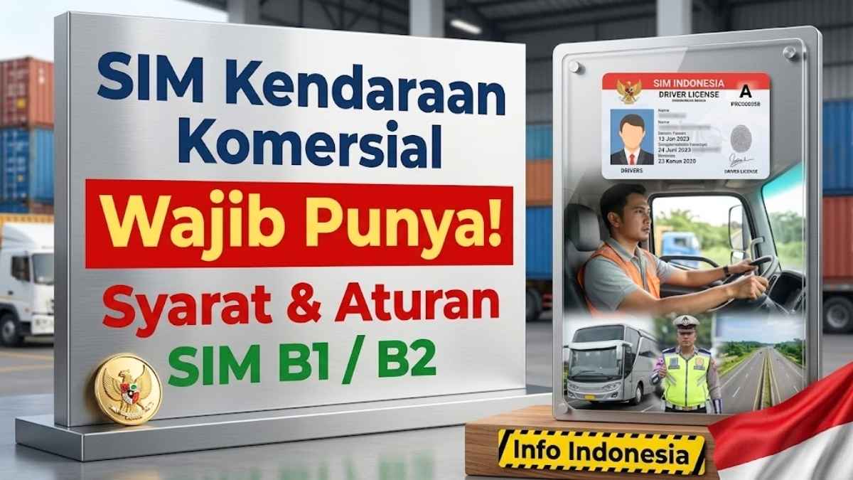 SIM Pengemudi Kendaraan Komersial Panduan Lengkap Syarat dan Proses Terbaru 2026