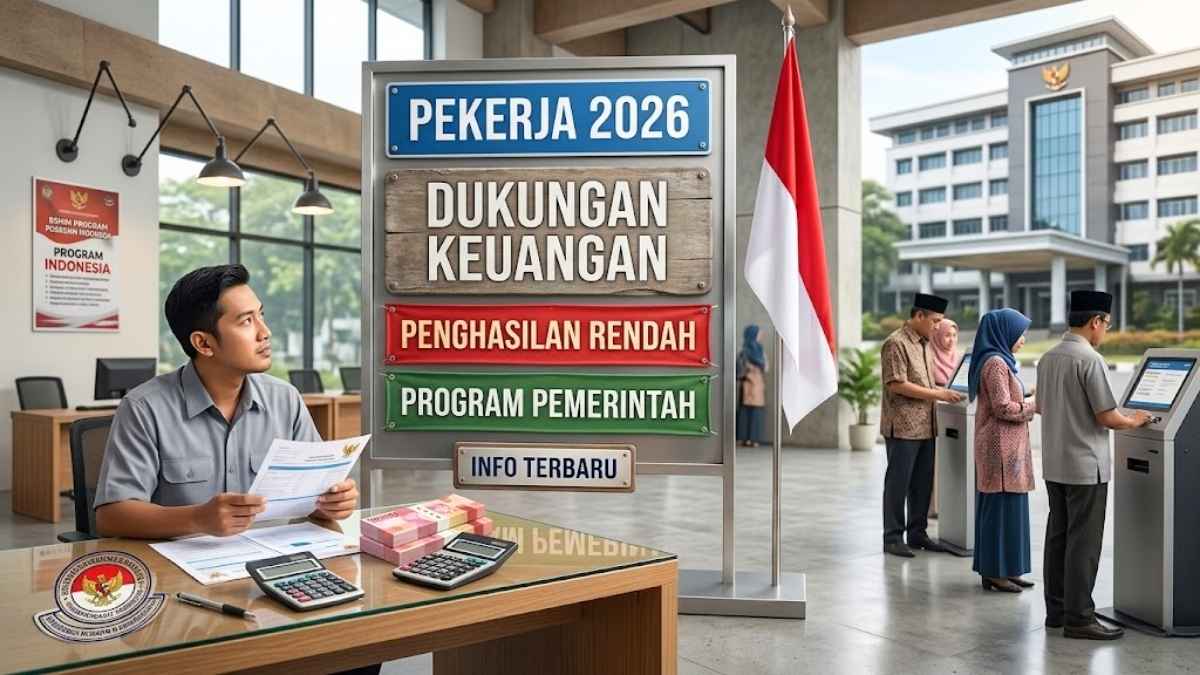 Program Dukungan Keuangan 2026 di Indonesia bantuan resmi bagi pekerja berpenghasilan rendah