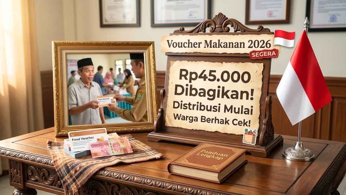 Distribusi Voucher Makanan Rp45.000 2026 panduan lengkap penerima manfaat