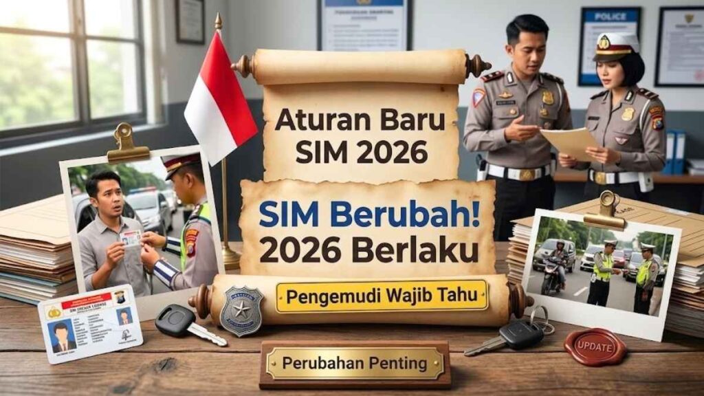 SIM Indonesia 2026 perubahan penting dan aturan terbaru yang wajib diketahui