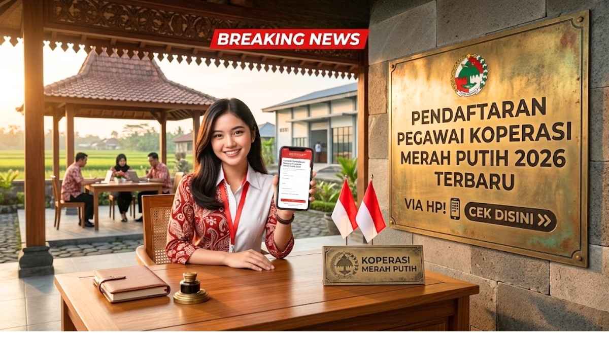 Langkah Mudah Daftar Pegawai Koperasi Merah Putih 2026 Via Smartphone