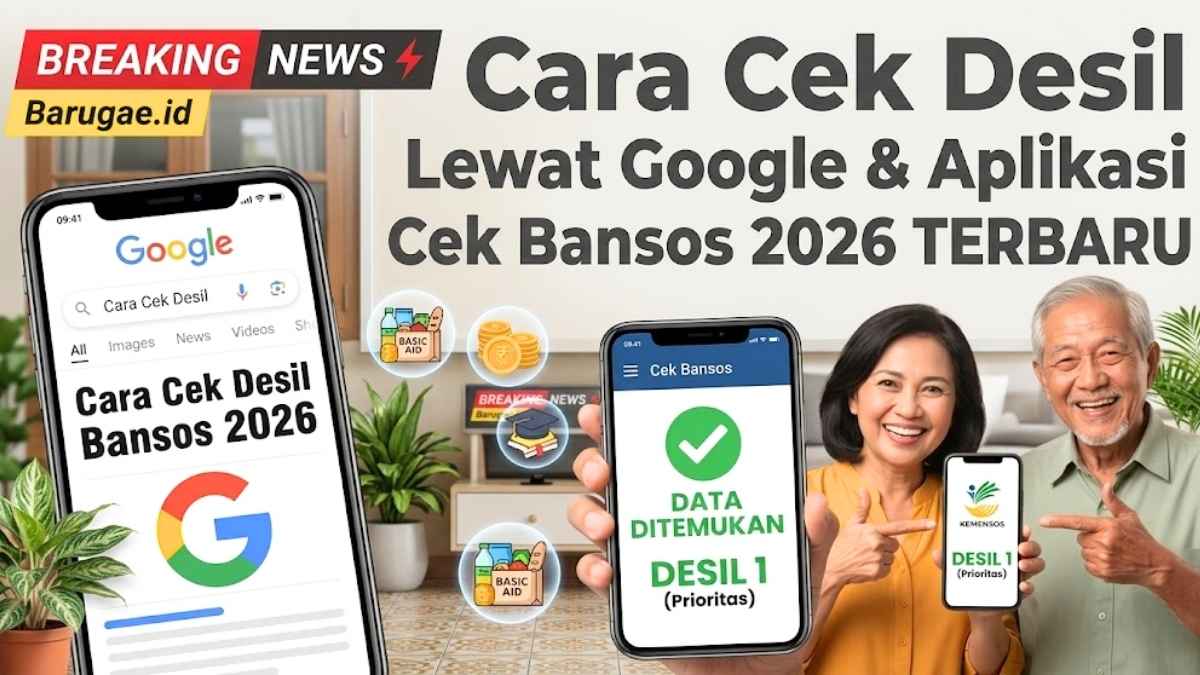 Cara Cek Desil Bansos 2026 Lewat Google dan Aplikasi