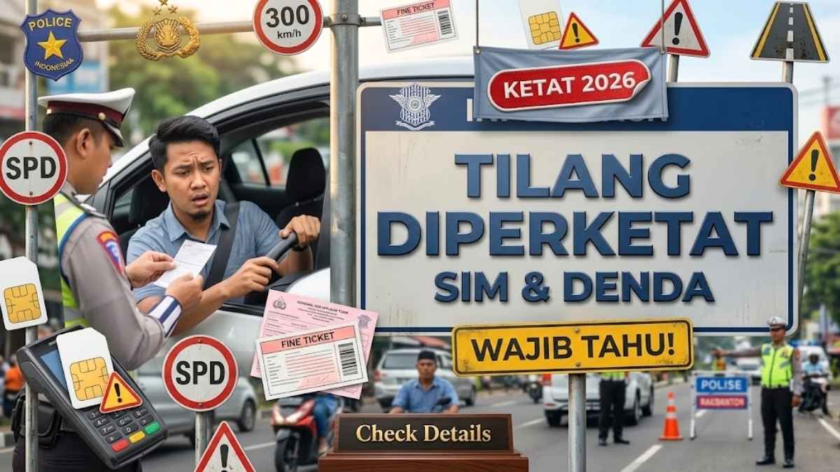 Aturan tilang dan sanksi SIM 2026 terbaru yang wajib diketahui pengemudi