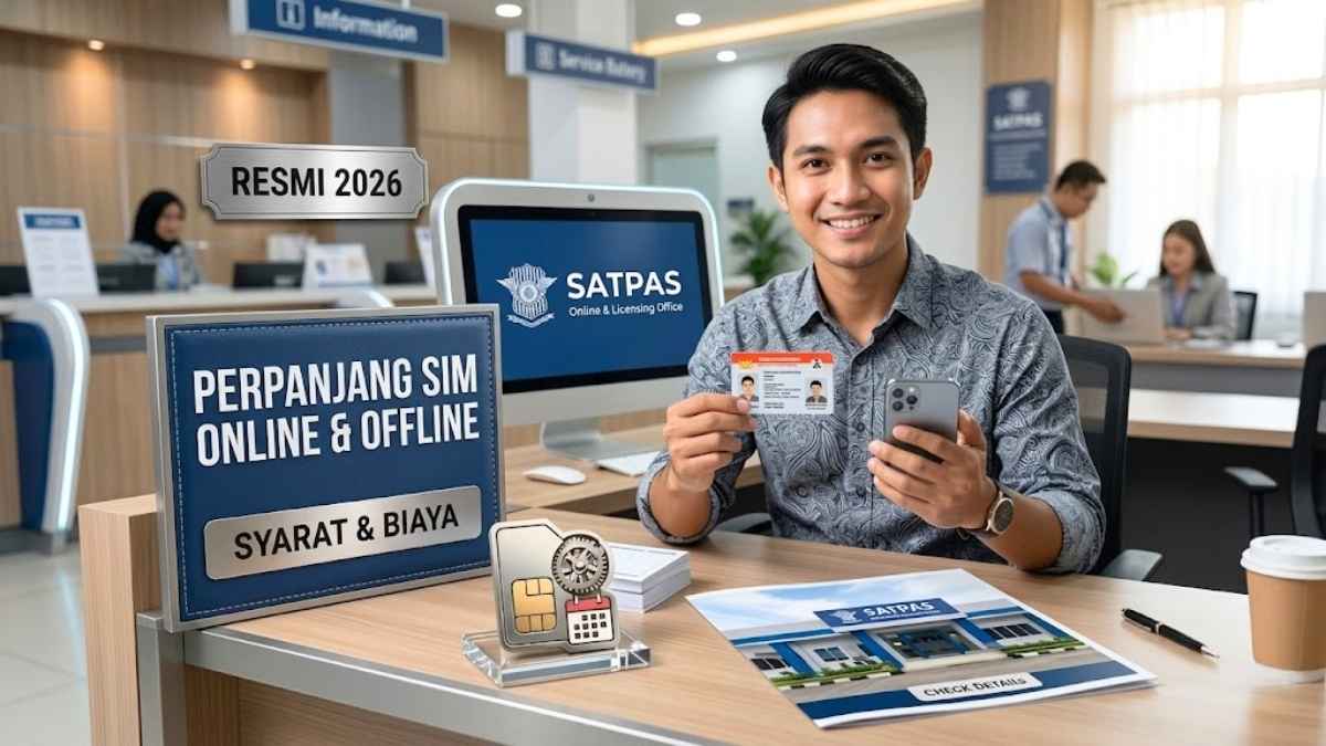 Panduan Lengkap Perpanjangan SIM 2026 Indonesia syarat dokumen biaya dan cara online