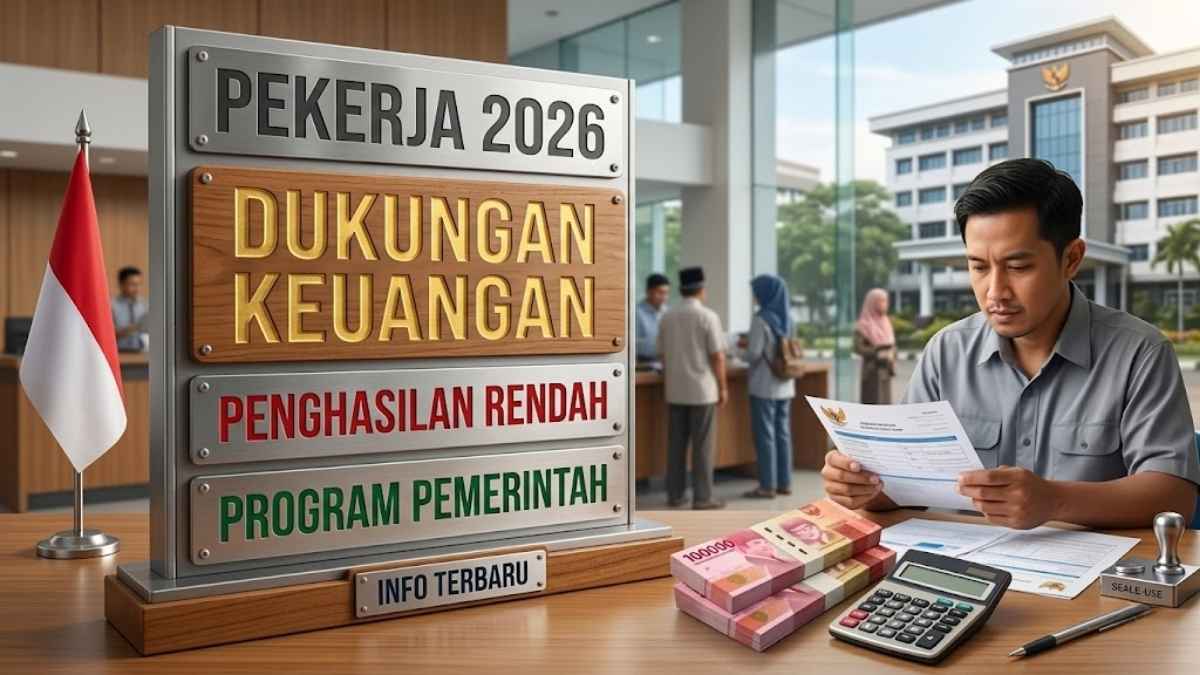 Program Dukungan Keuangan 2026 syarat lengkap bantuan untuk pekerja berpenghasilan rendah