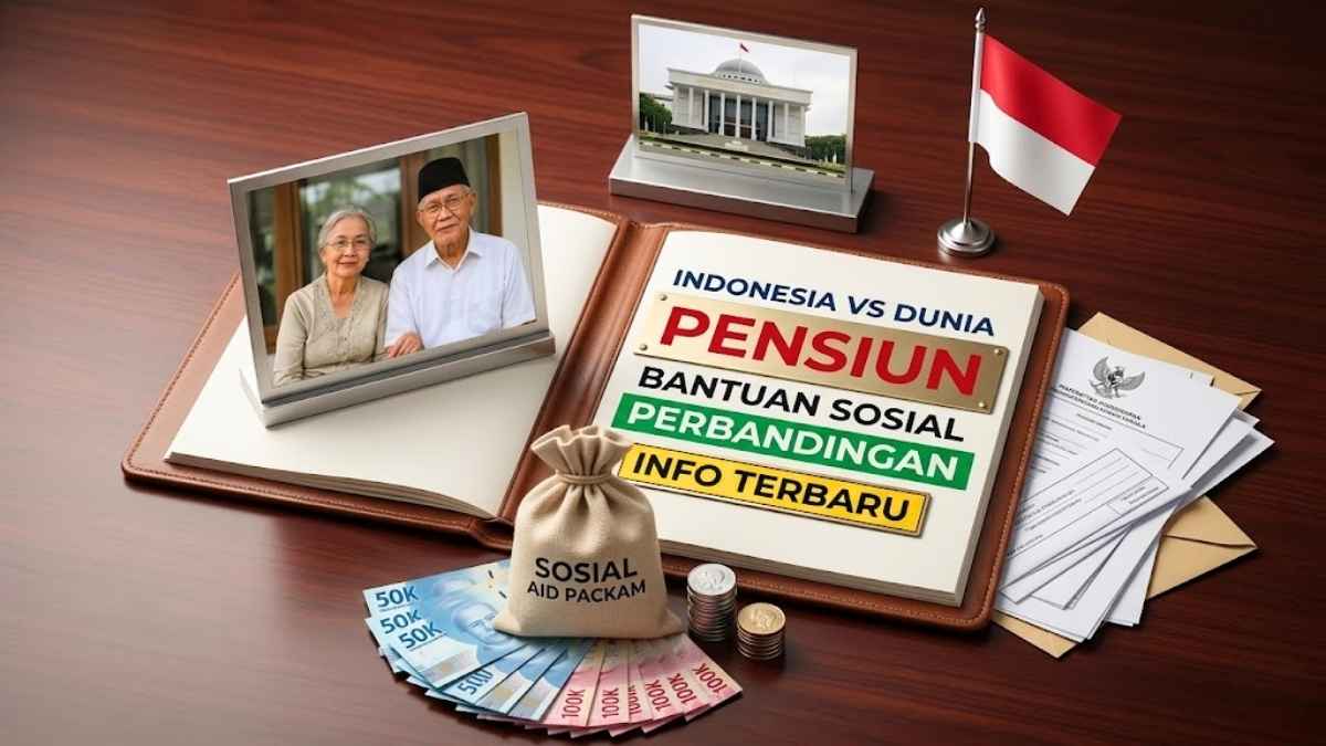 Perbandingan Global Pensiun dan Bantuan Sosial Indonesia vs Negara Lain
