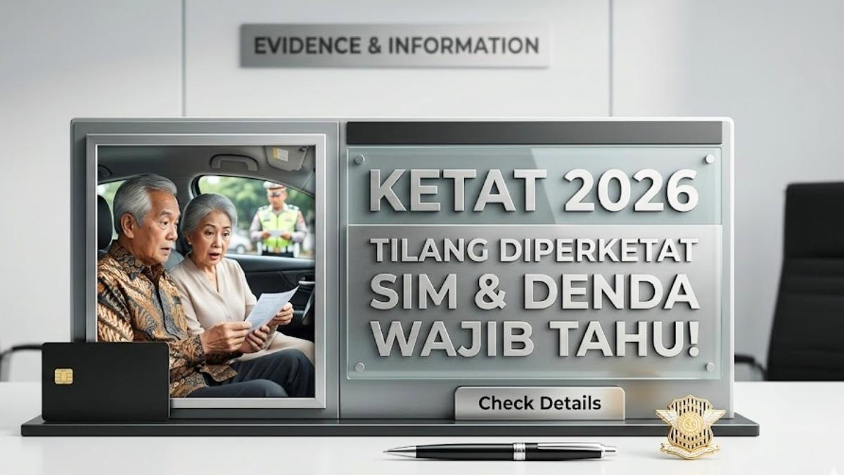 Tilang SIM 2026 perbedaan kebijakan biaya denda dan mekanisme pencabutan