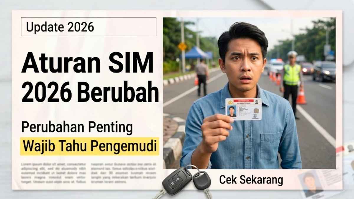 Ujian SIM Indonesia 2026 Cara Belajar Efisien dan Materi Lengkap untuk Persiapan