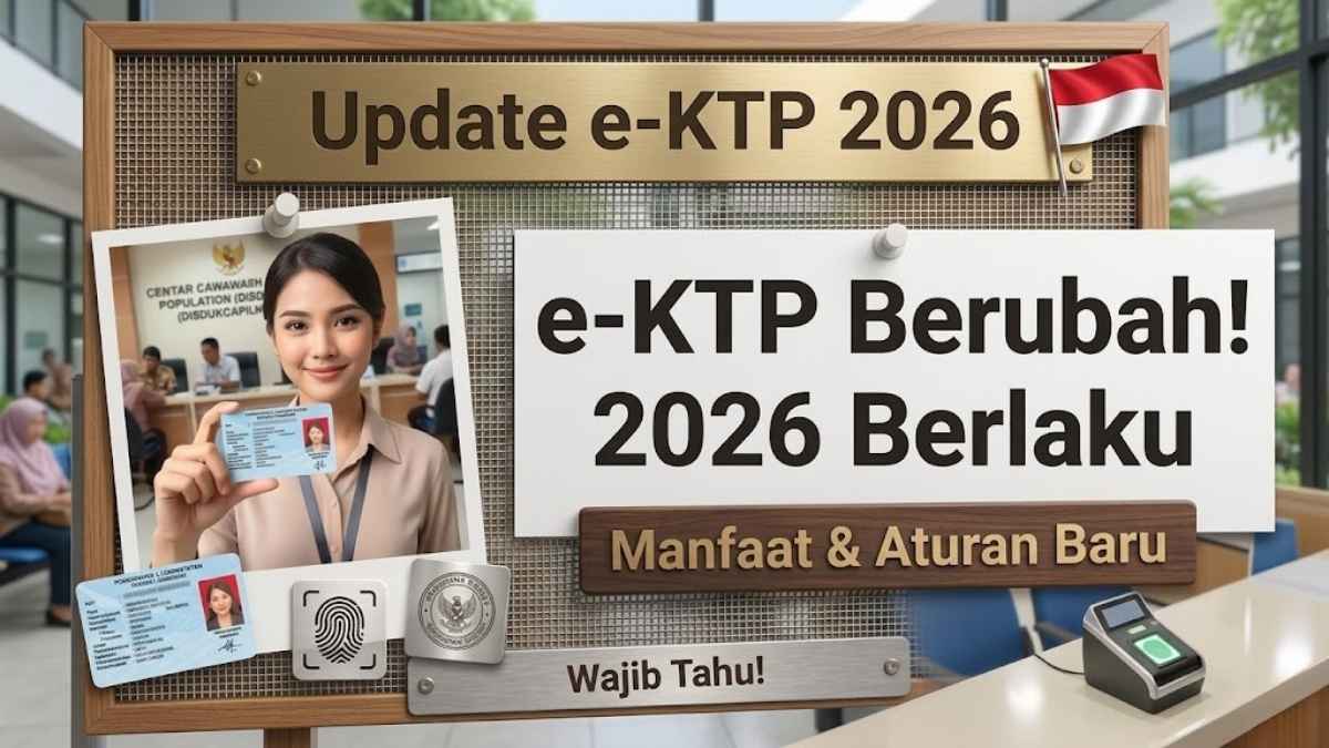 Perubahan e KTP Indonesia 2026 Aturan Baru dan Cara Mengurusnya