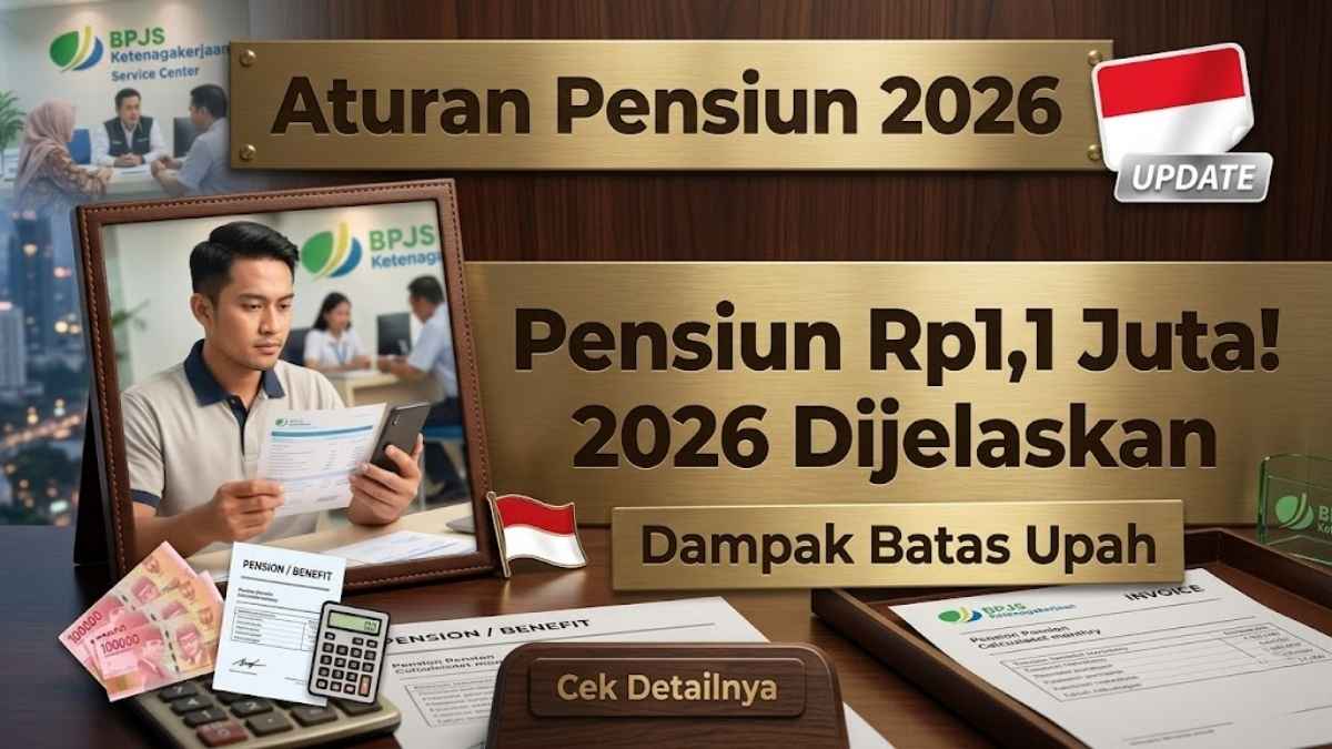 BPJS Ketenagakerjaan 2026 Update Aturan Pensiun dan Besaran Manfaat