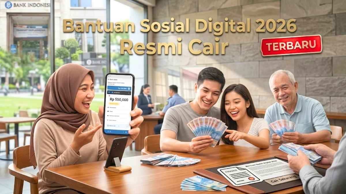 Bantuan Sosial Digital 2026 Resmi diluncurkan warga dapat Rp750.000