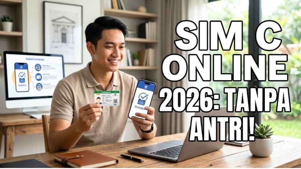 Panduan lengkap pendaftaran SIM C online terbaru 2026 langsung dari smartphone