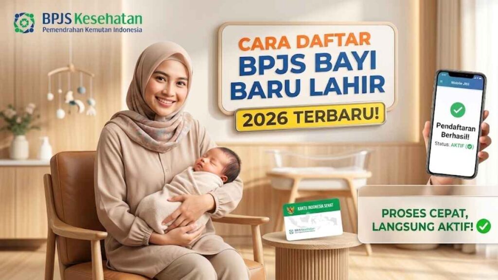 Daftar BPJS bayi baru lahir 2026 terbaru dengan proses cepat dan jalur resmi