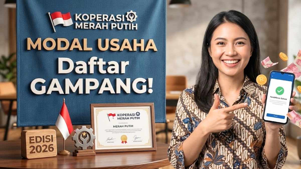 Koperasi Merah Putih 2026 solusi modal usaha dan cara daftar gampang bulan April