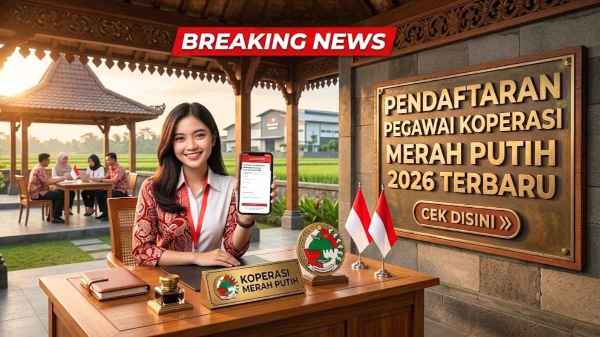 Informasi Terbaru Pendaftaran Pegawai Koperasi Merah Putih 2026 Melalui HP