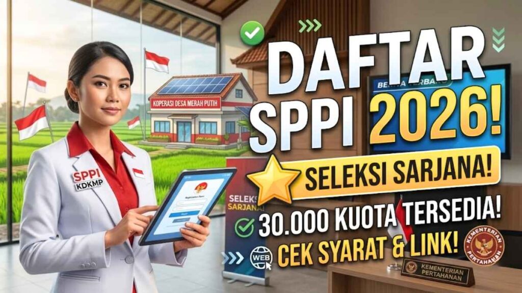 Cara Resmi Pendaftaran SPPI 2026 Informasi Syarat dan Kuota Terbaru